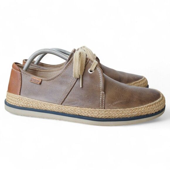 Pikolinos Linares Espadrilles Leather‎ Oxfords Men\'s 9-9.5/43 Brown Classic main image 5